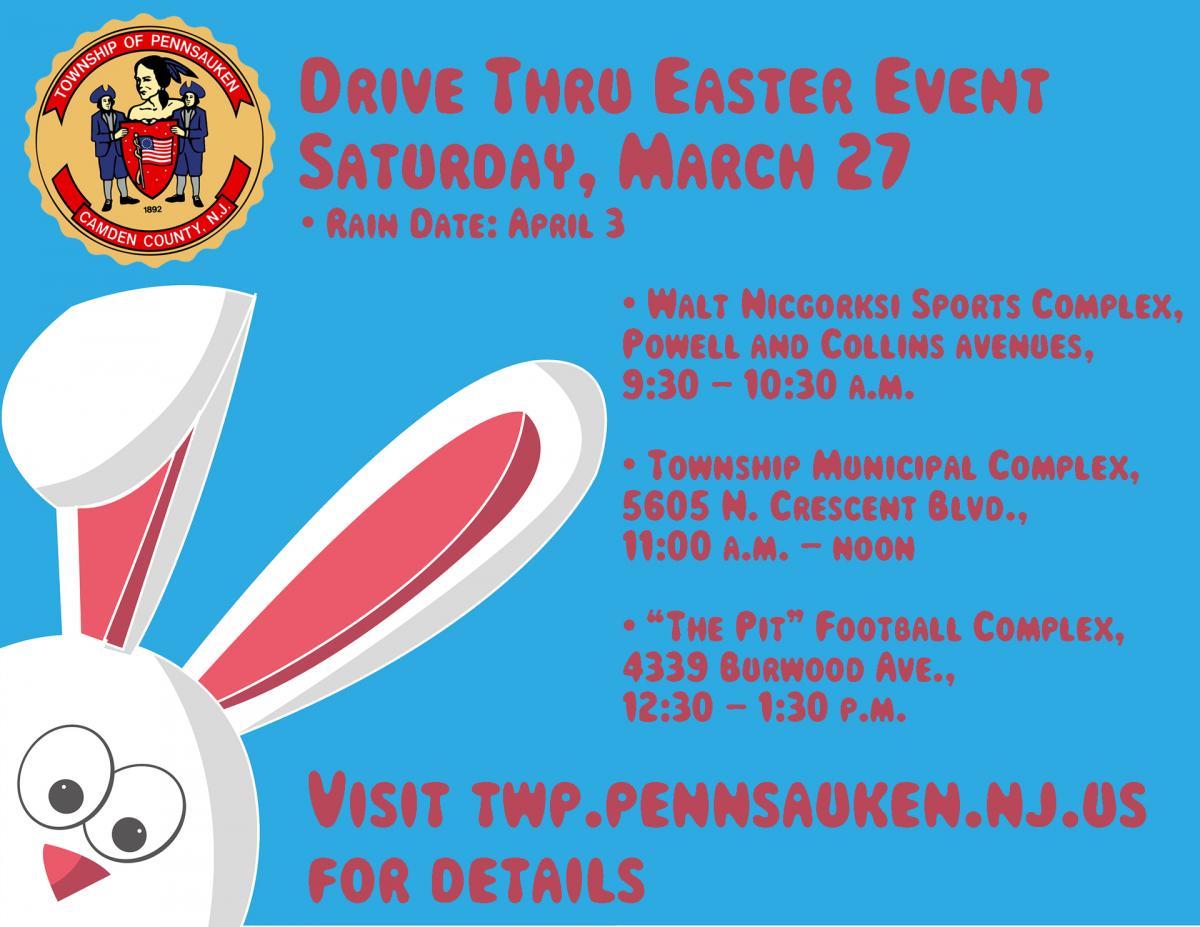 Pennsauken's Drive Thru Easter Event